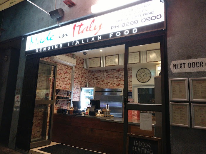 Made in Italy Sydney CBD